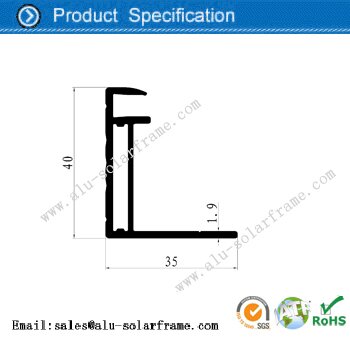 solar panel frame 40mm thickness