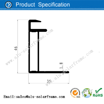 china solar panel frame 46mm thickness