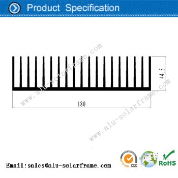 aluminum extrusion profile for heat sink