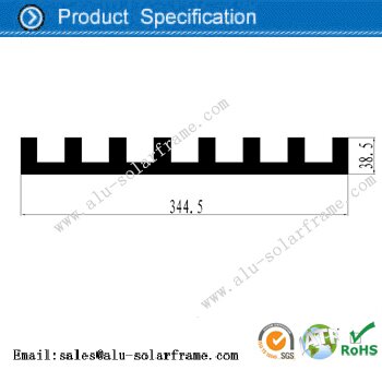 aluminum profiles for heatsink part