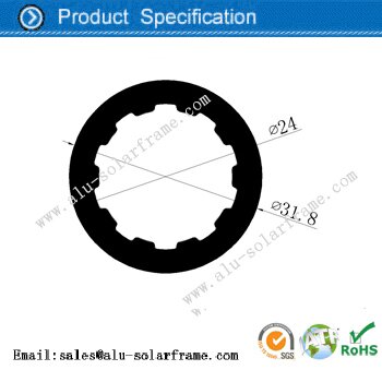 Aluminum Profile for Bus Balustrade tube