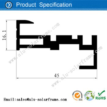 BIPV solar panel side frame